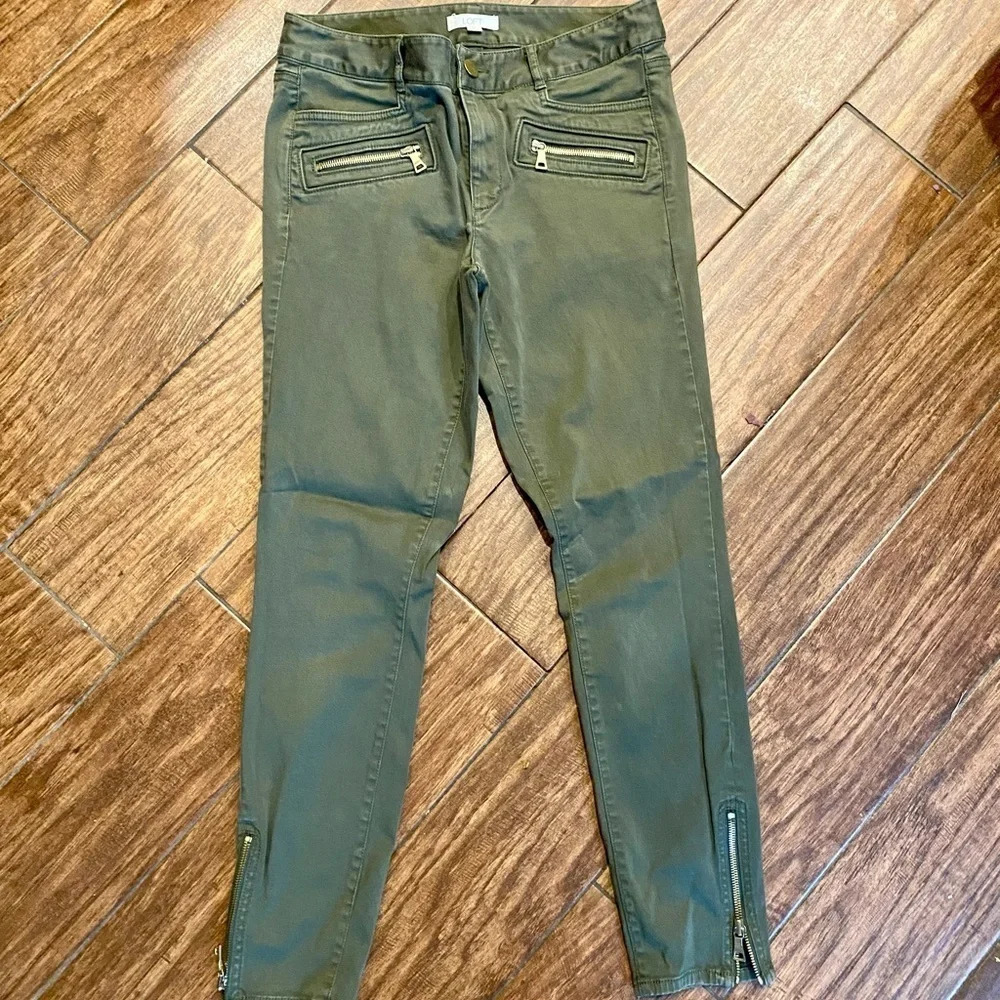Loft‎ zipper skinny leg jean size 6